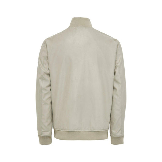 Only & Sons Vestes pour hommes - Onsnico Fake Suede Jacket Otw - Beige