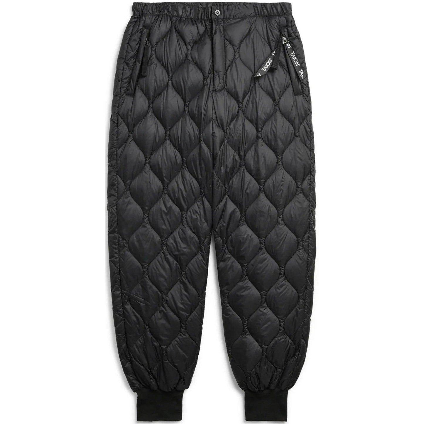 Spodnie unisex Taion - Wojskowe spodnie puchowe - Czarne