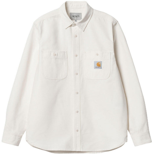 Carhartt Wip Chemises décontractées pour hommes - L/S Clink Shirt - Crème