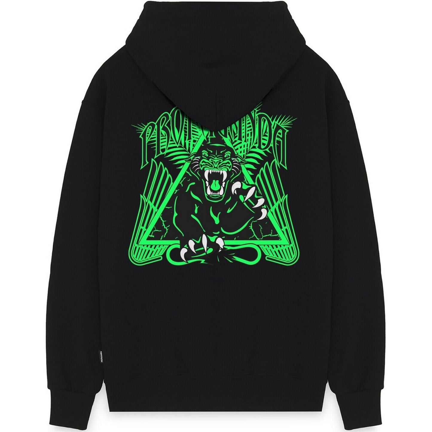 Felpe con cappuccio Uomo Propaganda - Felpa Triangle Panther - Nero
