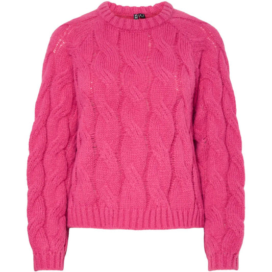 Maglioni Donna Pieces - Pcjia Ls O-Neck Knit Bc - Viola