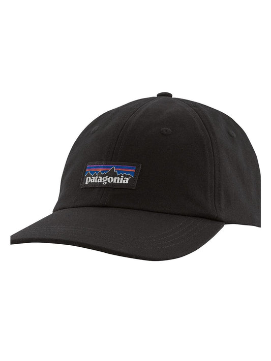 Patagonia Casquettes de Baseball Unisexe - P-6 Label Trad Cap - Noir