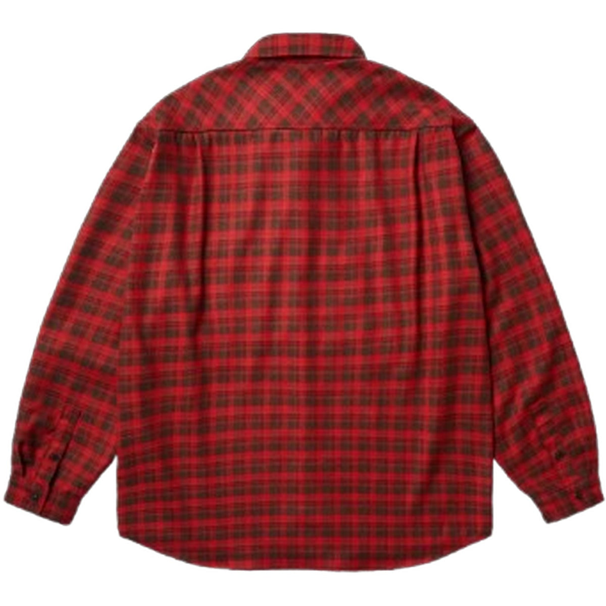 Camicie casual Uomo KAPPY DESIGN - Two Pocket Flannel Check Shirt - Rosso