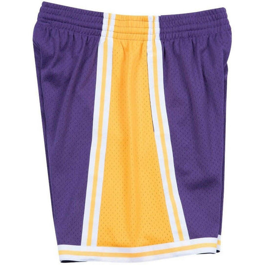 Bermudas para hombre Mitchell & Ness - Shorts Swingman - Púrpura