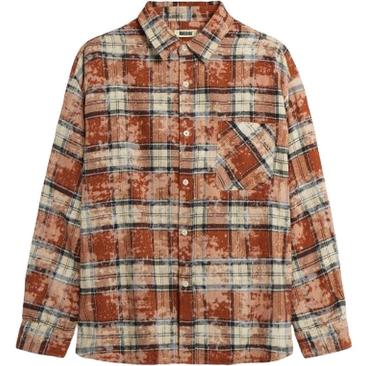 Camisas informales para hombre Woodbird - Camisa Wbjong Dull - Rojo