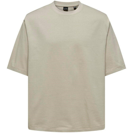 T-shirt pour hommes Only & Sons - Onsmillenium Ovz Ss Tee - Argent