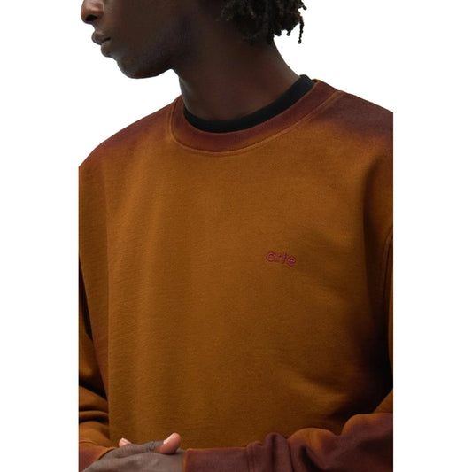 Felpe senza cappuccio Uomo Arte Antwerp - Hand Spray Crewneck - Marrone