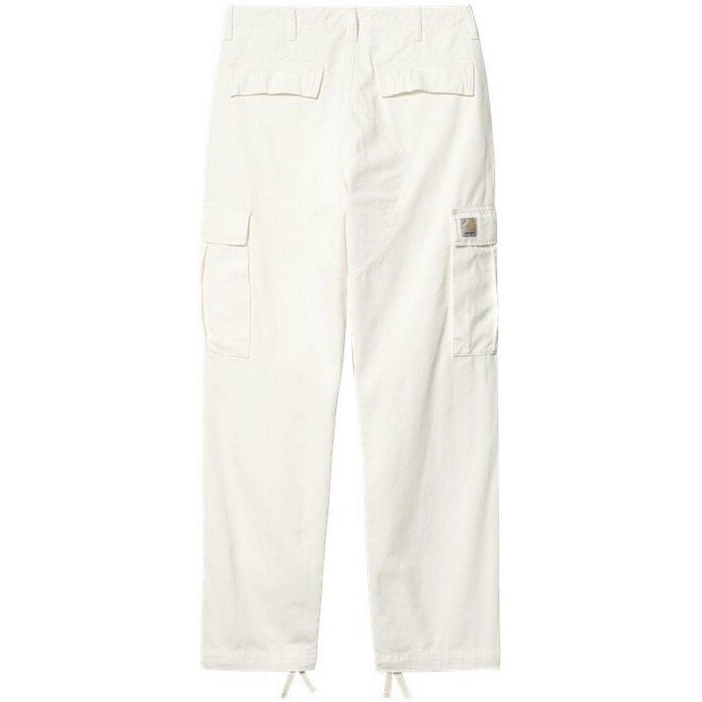 Pantaloni Uomo Carhartt Wip - Regular Cargo Pant Cotton Columbia Ripstop - Bianco