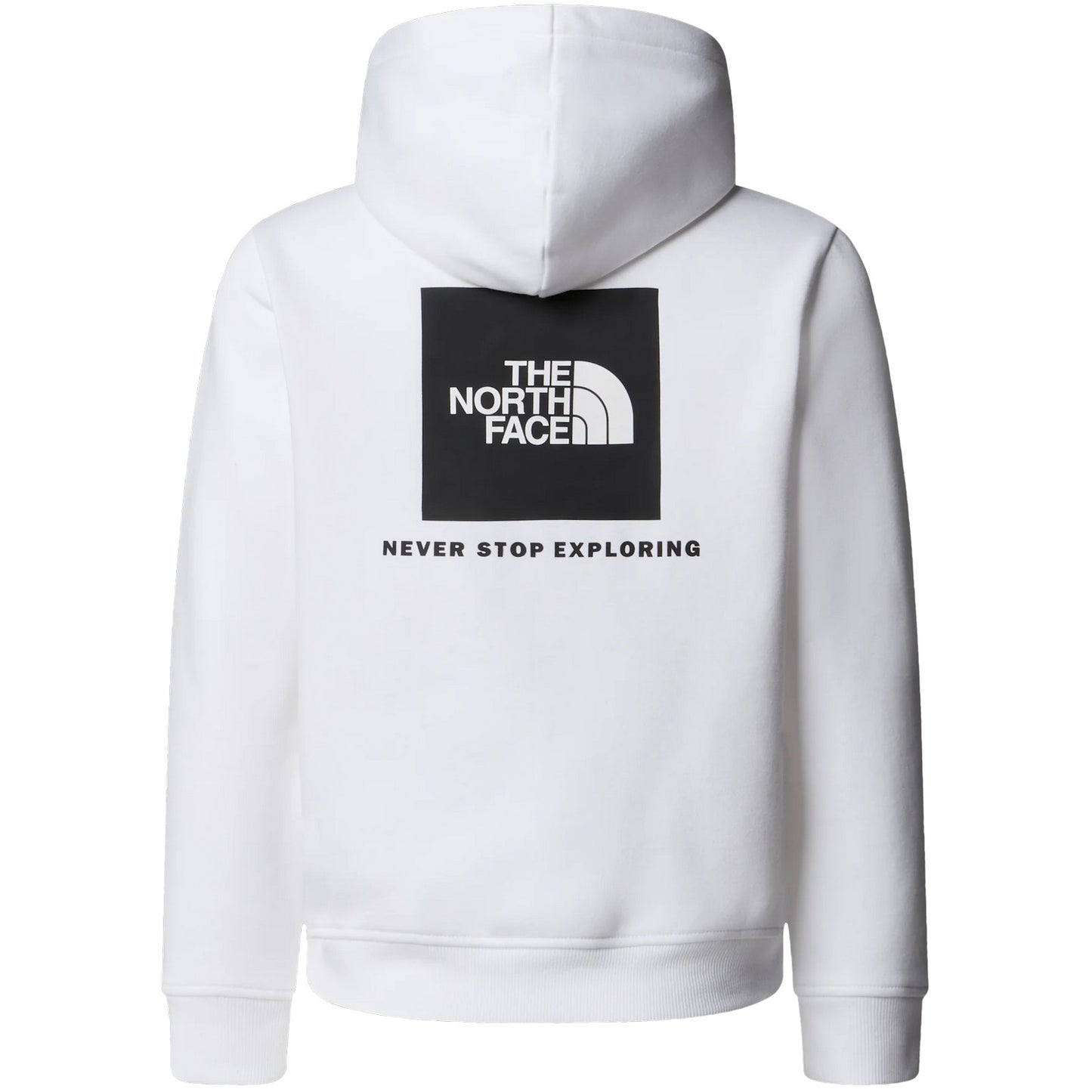 Bluzy chłopięce unisex The North Face - Teen Box Nse Regularna bluza z kapturem - biała