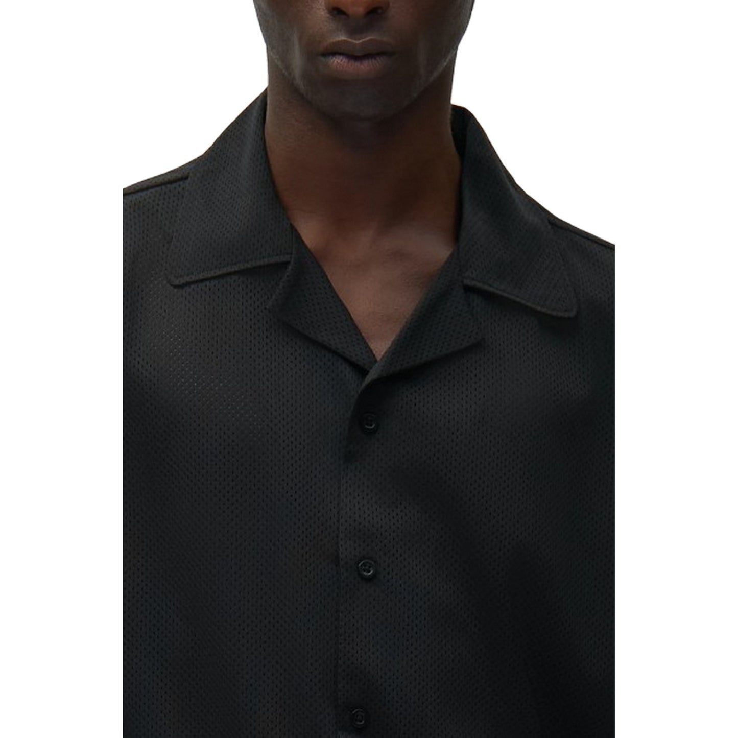 Camicie casual Uomo Arte Antwerp - Mesh Shirt - Nero