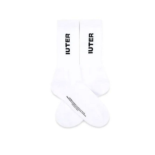 Calcetines unisex Iuter - Calcetines de tenis con logo - Blanco