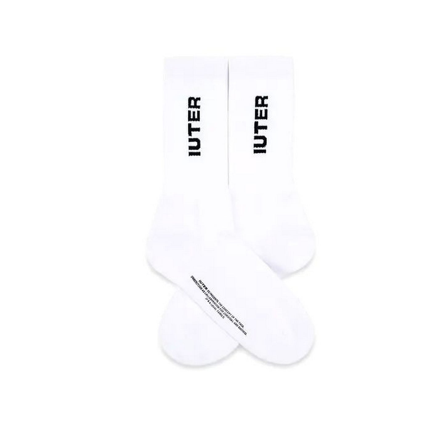 Calze Unisex Iuter - Logo Tennis Socks - Bianco