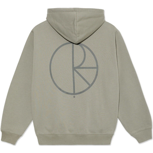 Polar Men's Hoodies - Dave Hoodie Stroke Logo - Grey