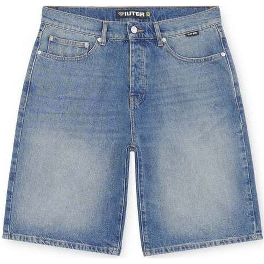 Pantaloncini Uomo Iuter - Loose Denim Shorts - Blu