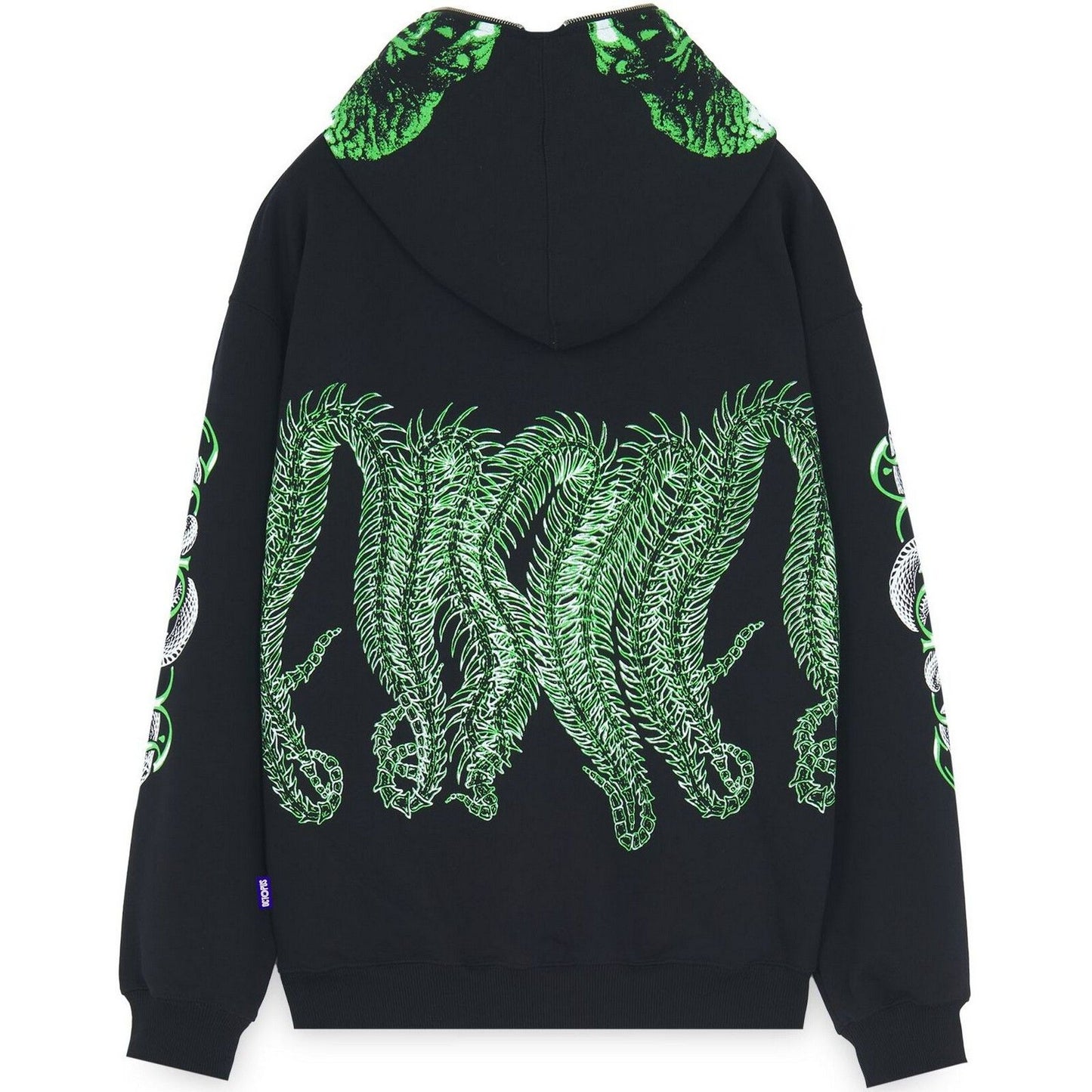 Felpe con cappuccio Uomo Octopus - Year Of The Snake Octopus Full Zip Hoodie - Nero