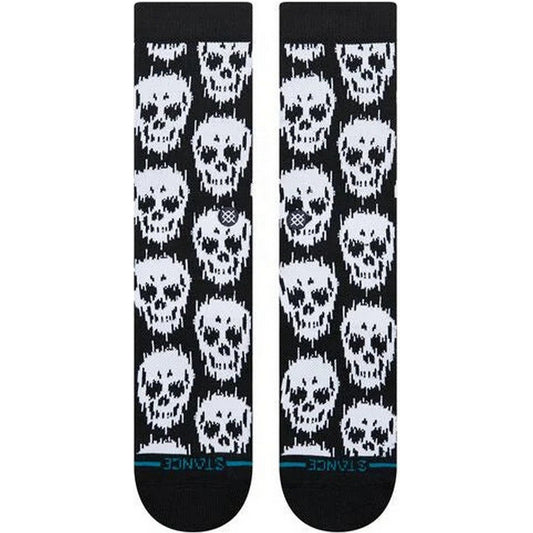 Calze Unisex Stance - Static Skull Crew - Nero