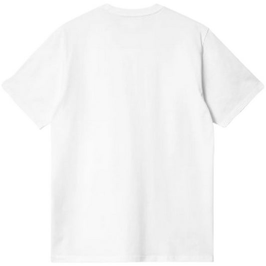 Carhartt Wip Herren T-Shirt – S/S Pocket Heart T-Shirt Bio-Baumwolle – Weiß