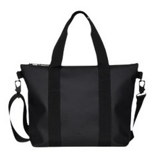 Bolsos de hombro unisex Rains - Tote Bag Micro W3 - Negro