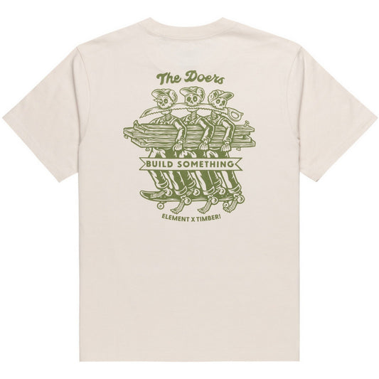 Element Herren-T-Shirt – Timber Skeleton Gang Ss – Beige