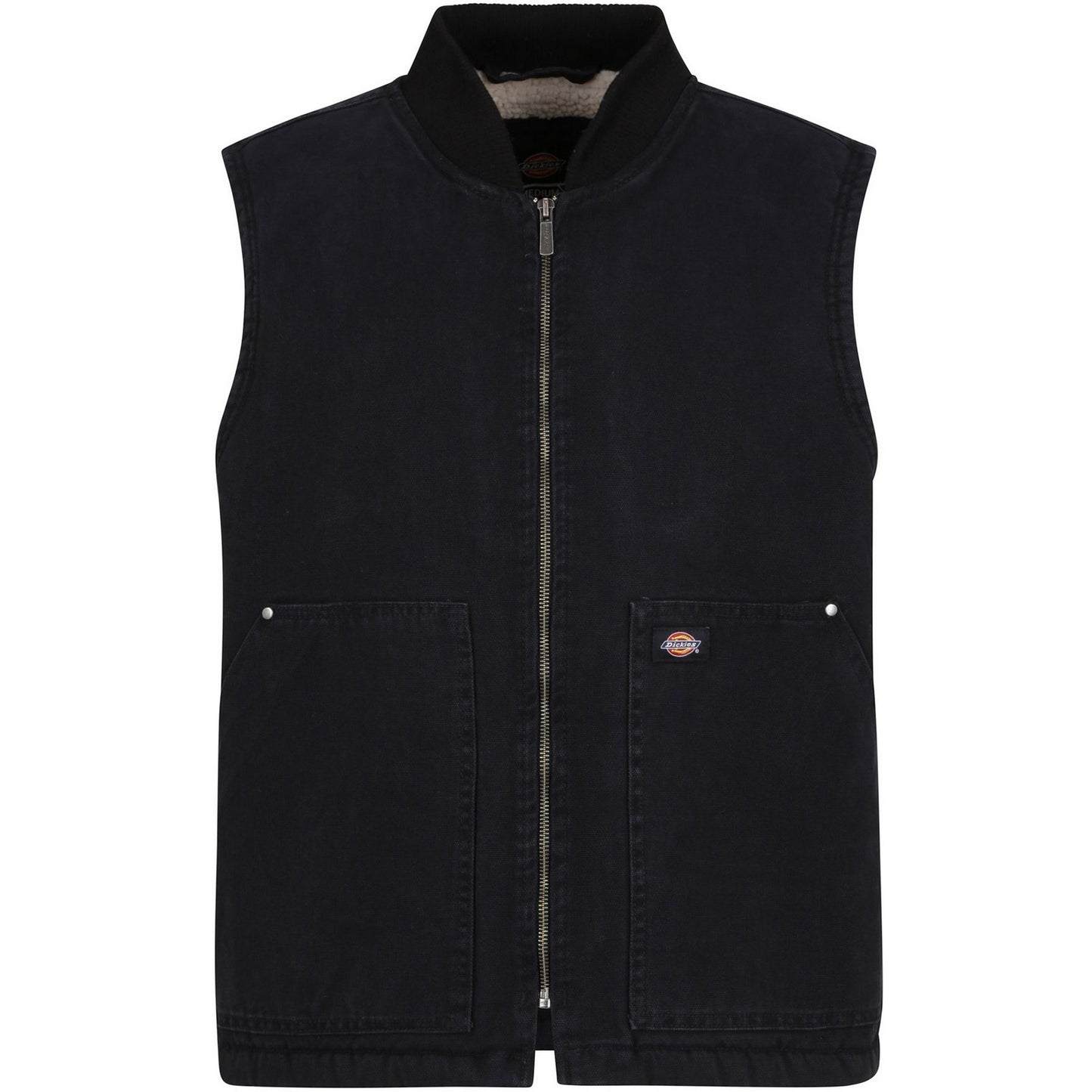 Gilet pour hommes Dickies - Gilet en toile Dickies Duck - Noir