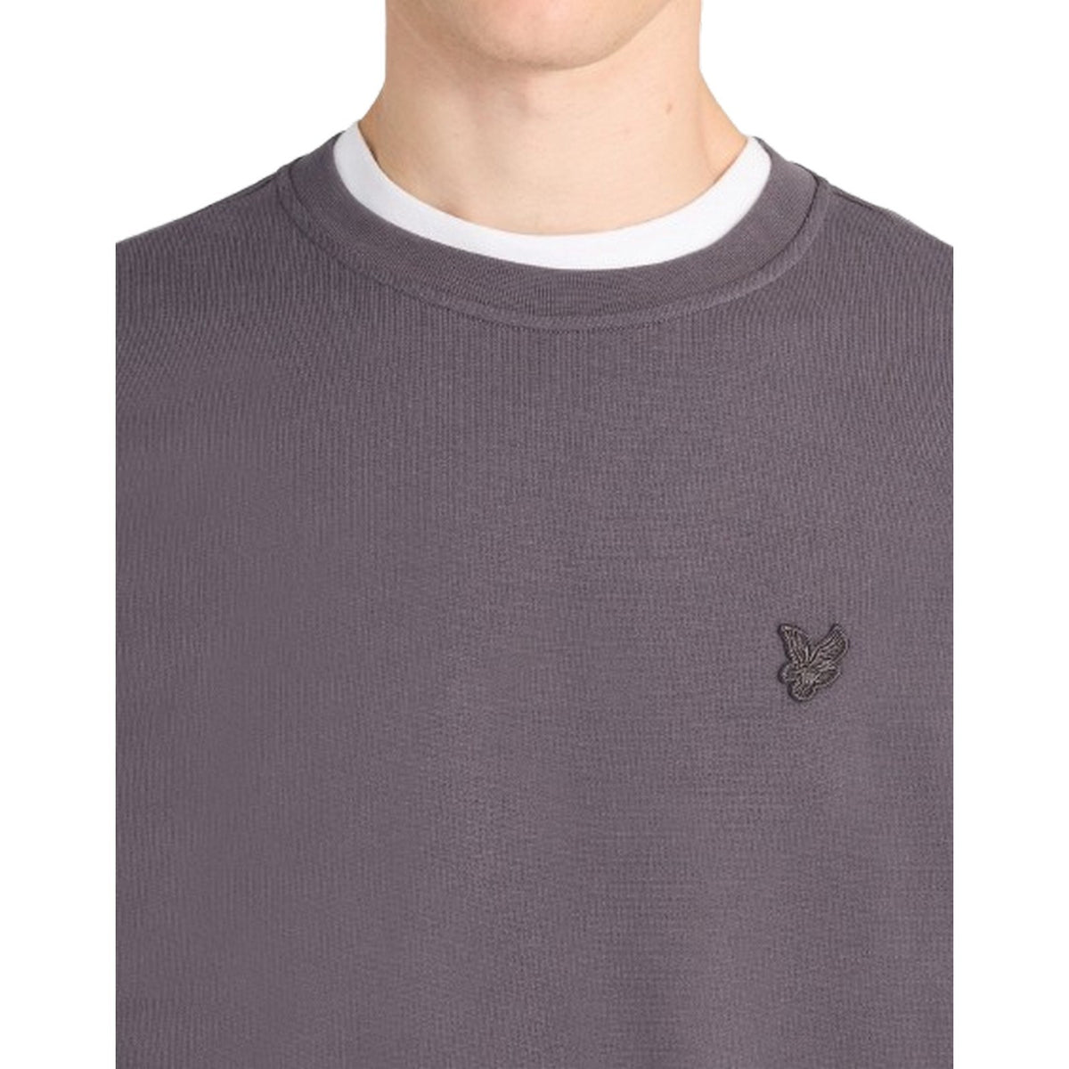 Maglie a manica lunga Uomo Lyle & Scott - Superfine Crew Neck Sweatshirt - Grigio