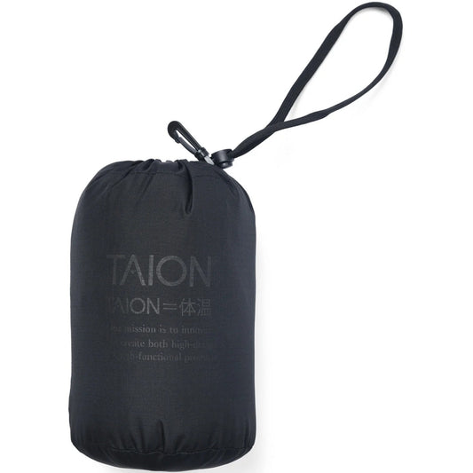 Taion Unisex Vest - Military V Neck W-Zip Down Vest - Green