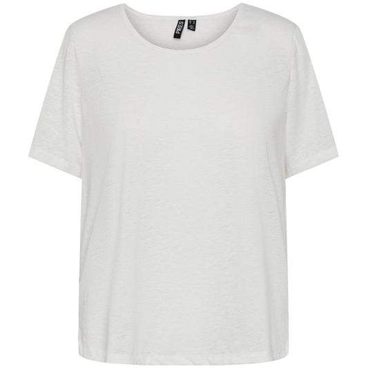 Tanktops & Tanktops für Damen - Pcsylvie Ss Top Noos Bc - Weiß