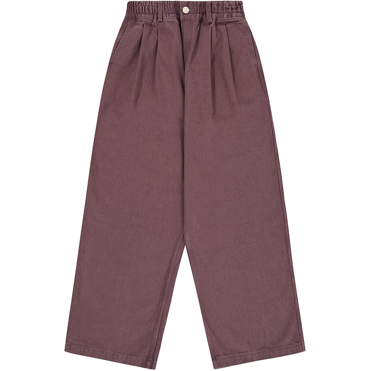 Pantaloni Unisex KAPPY DESIGN - Two Tuck Wide Kation Pants - Viola