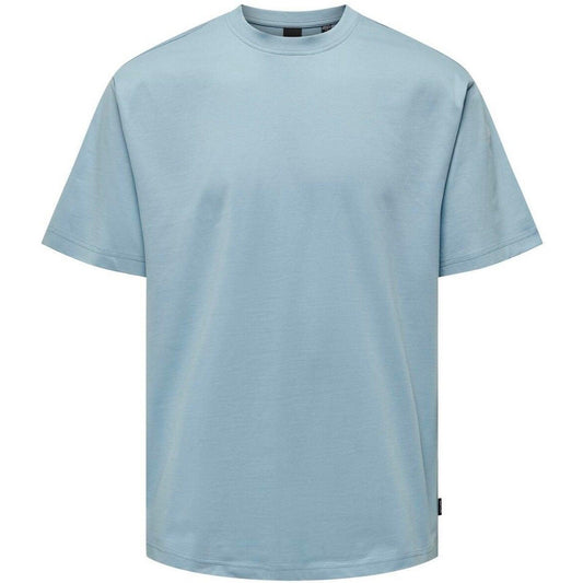 T-shirt pour hommes Only & Sons - Onsfred Rlx Ss Tee Noos - Bleu