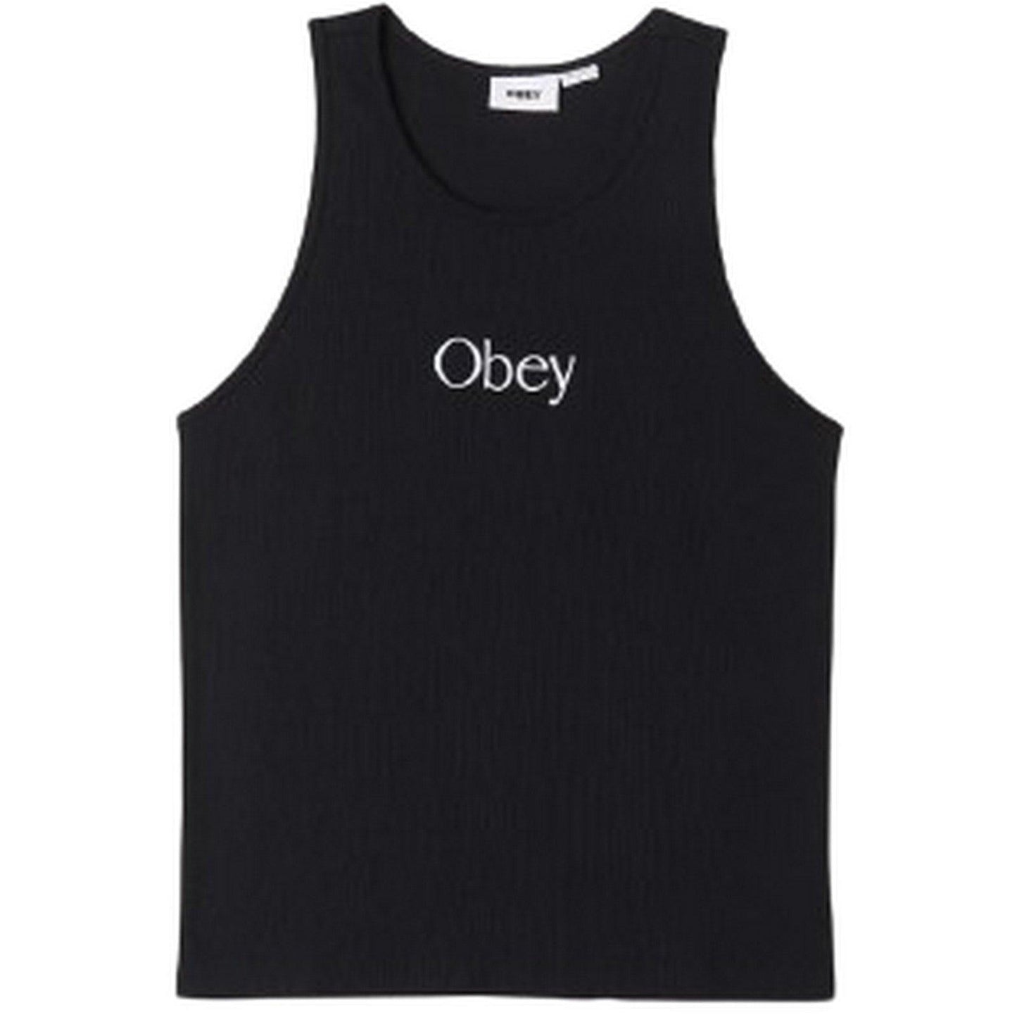 Canotte e top Donna Obey - Rosemont Rib Tank - Nero
