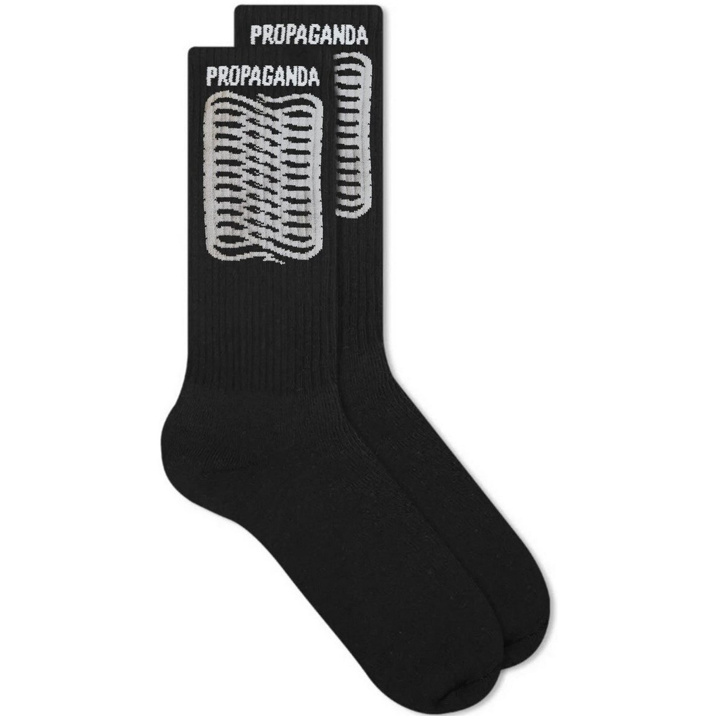 Calze Unisex Propaganda - Socks Ribs - Nero