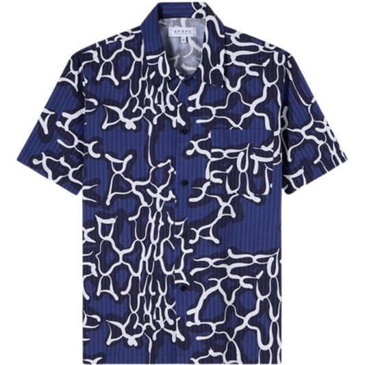 Edwin Chemises décontractées pour hommes - Yugami Stripes Shirt Ss - Multicolore