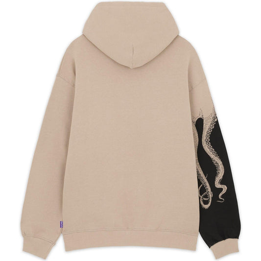Sudaderas con capucha Octopus para hombre - Sudadera con capucha Octopus Side - Beige