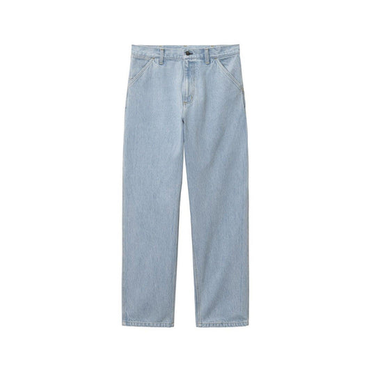 Pantalon Carhartt Wip pour hommes - Pantalon à genou unique - Bleu