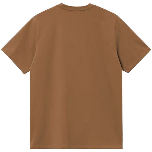 T-shirt Uomo Carhartt Wip - S/S Pocket T-Shirt - Marrone