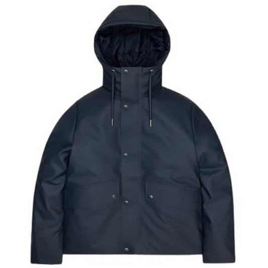 Rains wasserdichte Damenjacken – Nome Short W Parka – Blau