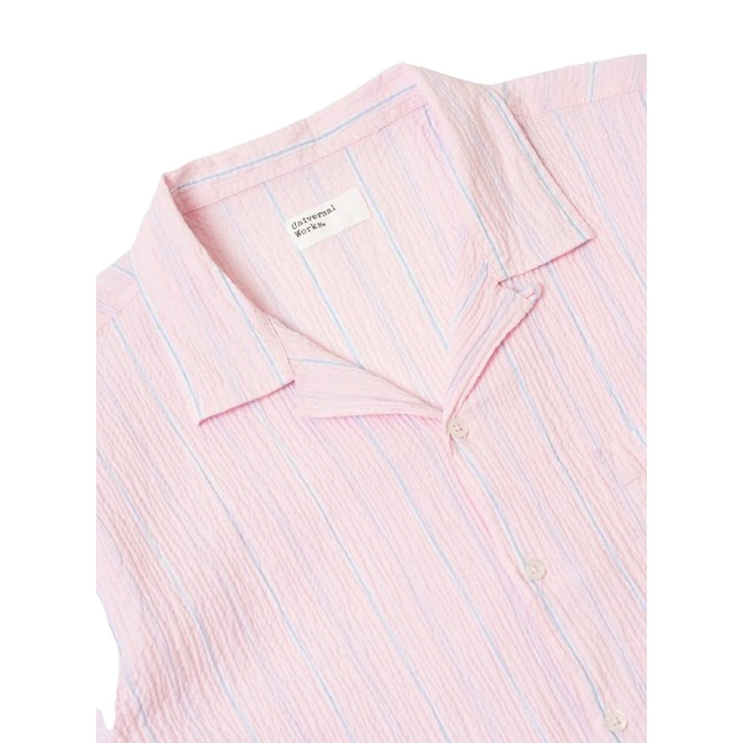 Camicie casual Uomo Universal Works - Road Shirt - Rosa