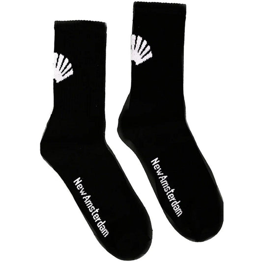 New Amsterdam Surf Association Herrensocken – Logo-Socken – Schwarz