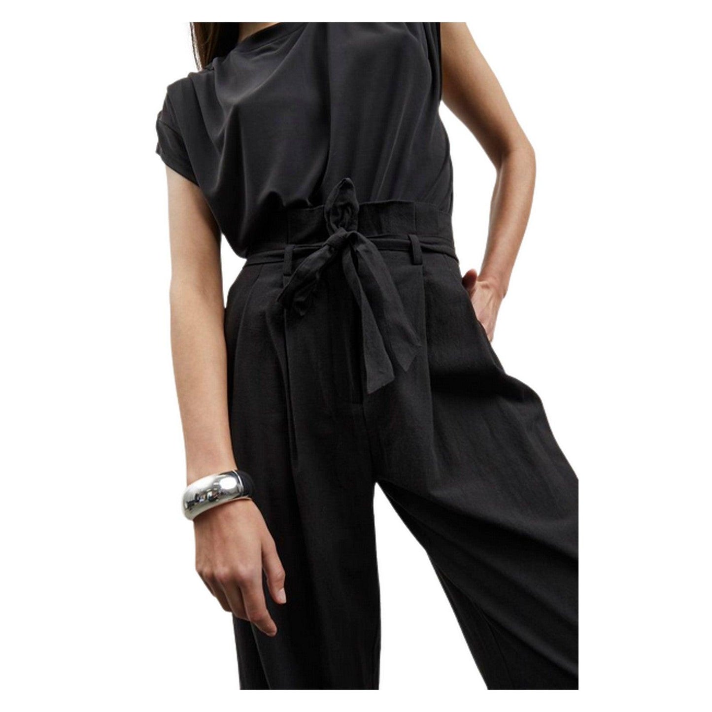 Pantaloni Donna Ichi - Ihyahya Pa Fl - Nero