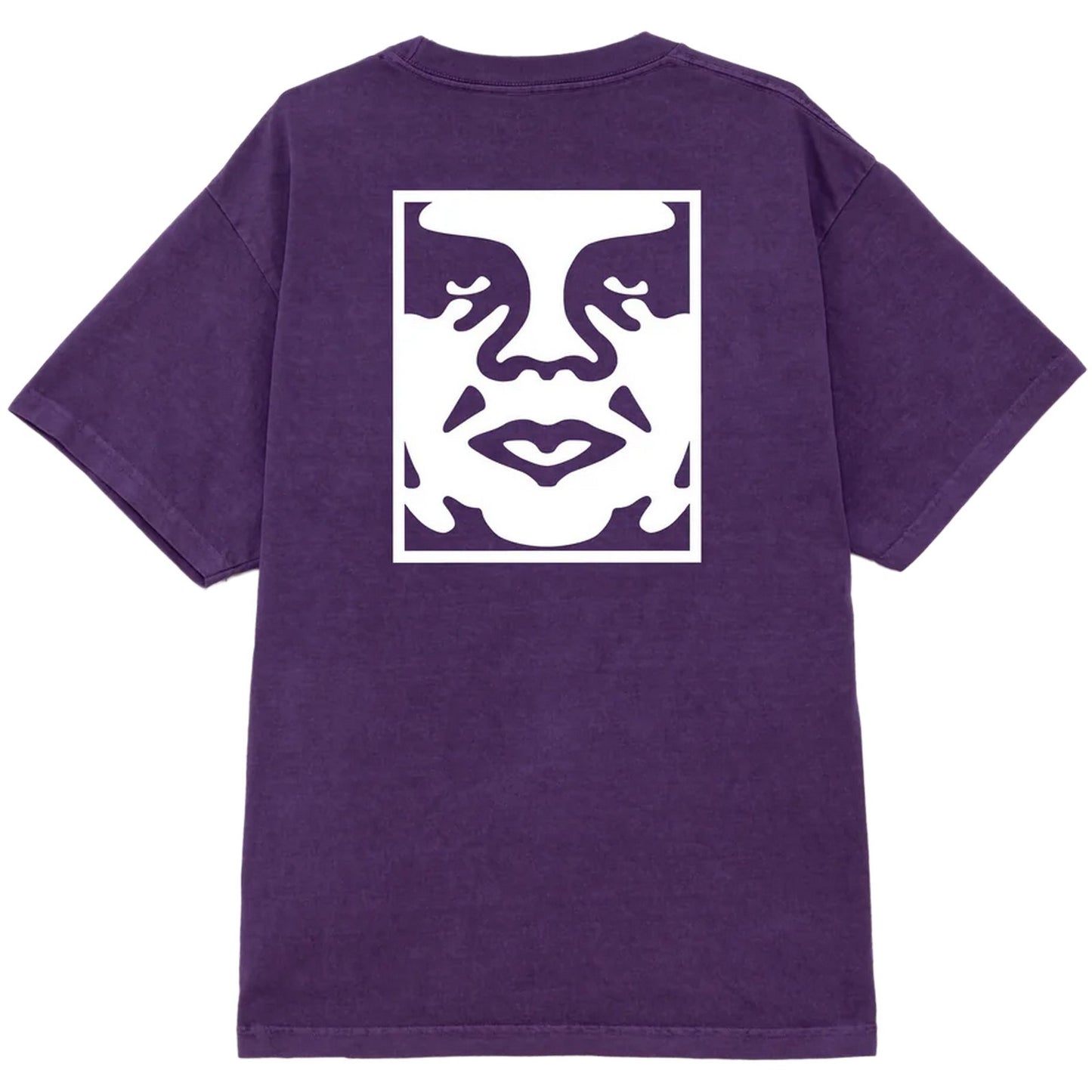 T-shirt Unisex Obey - Obey Bold Icon Face Tee - Viola