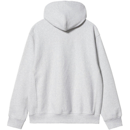 Carhartt Wip Sweats à capuche pour hommes - Sweat à capuche American Script - Gris