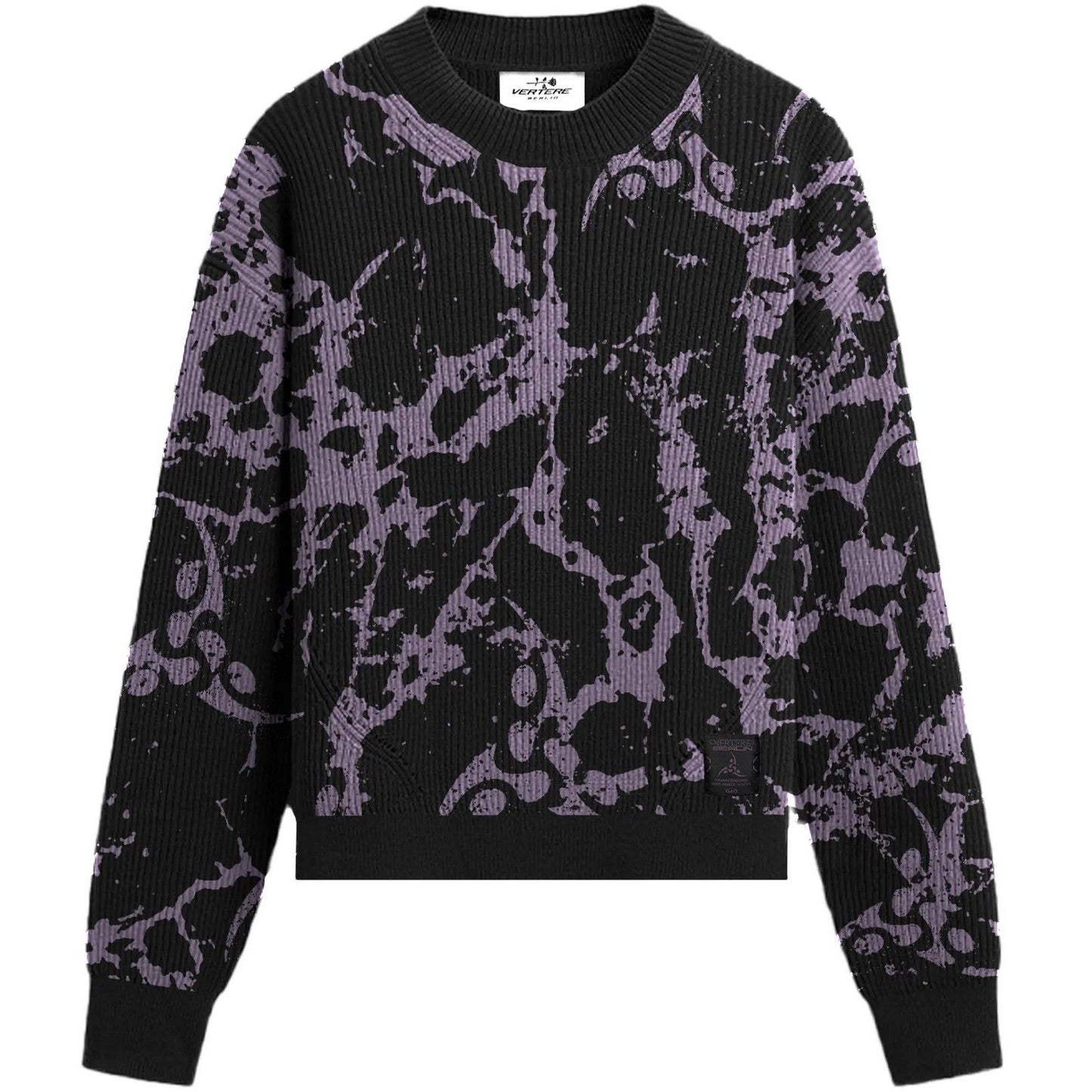 Vertere Berlin Suéteres para hombre - Suéter de punto Delta - Negro