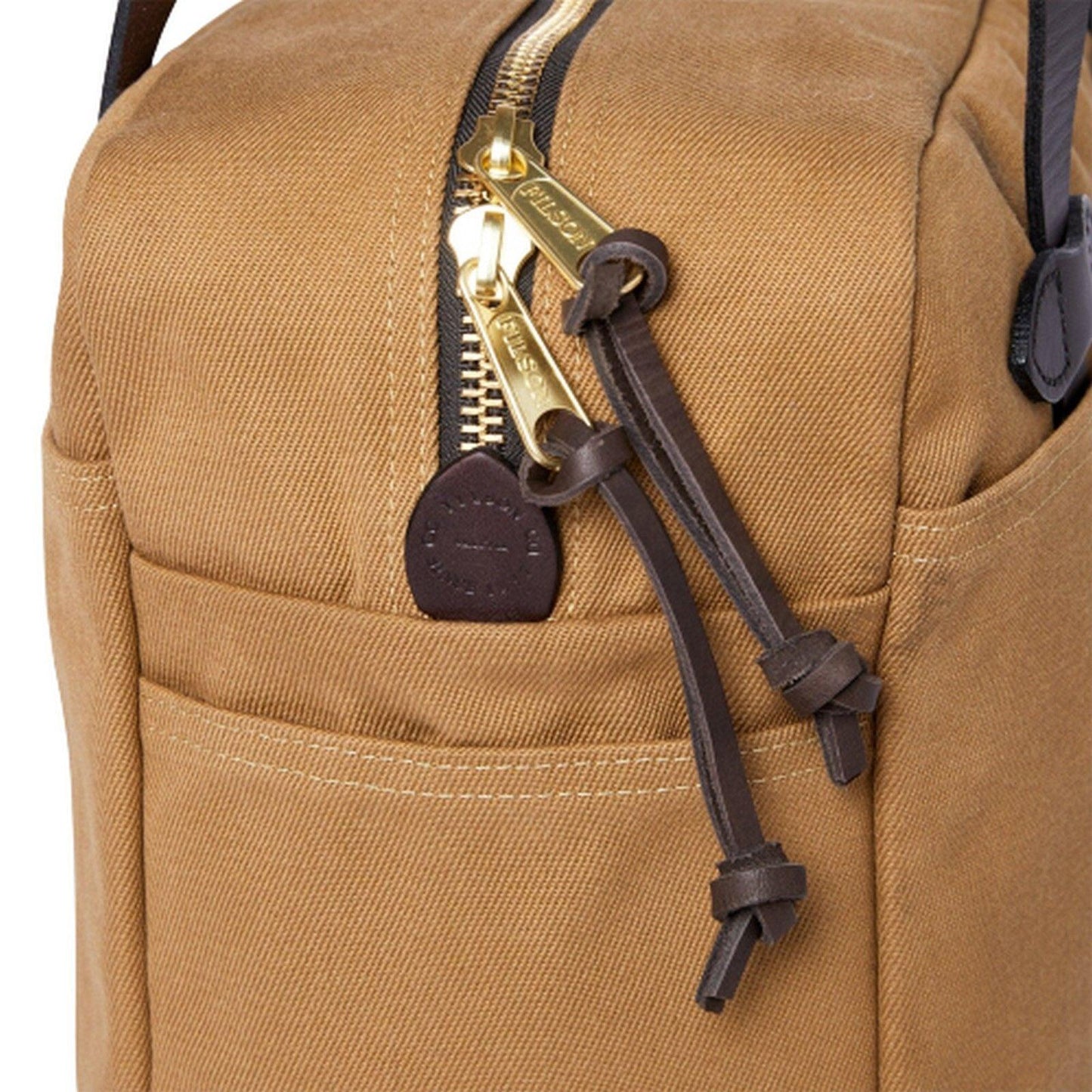 Borse a spalla Uomo Filson - Tote Bag With Zipper Rugged Twill Wp - Marrone