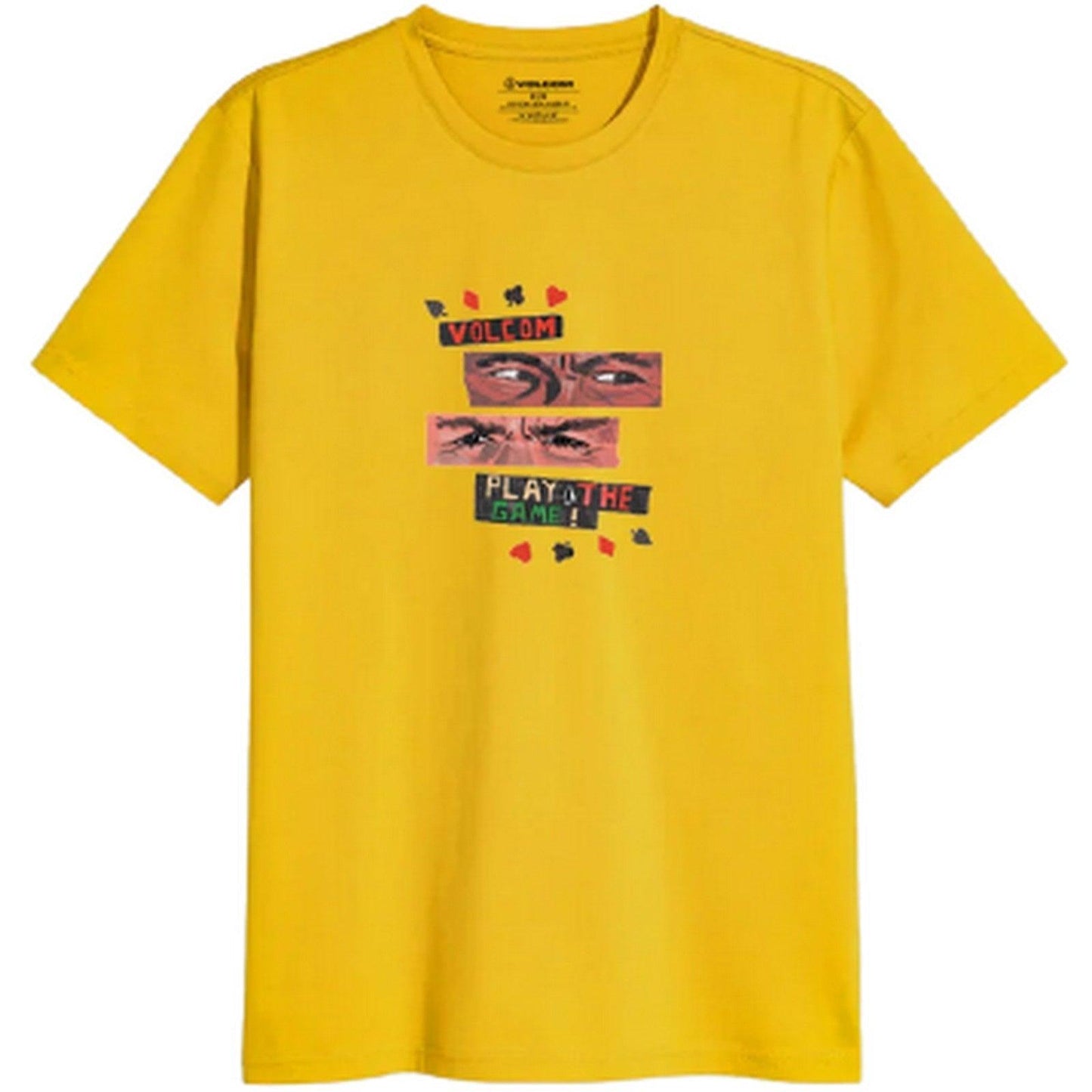 T-shirt Uomo Volcom - Westgames Bsc Sst - Giallo