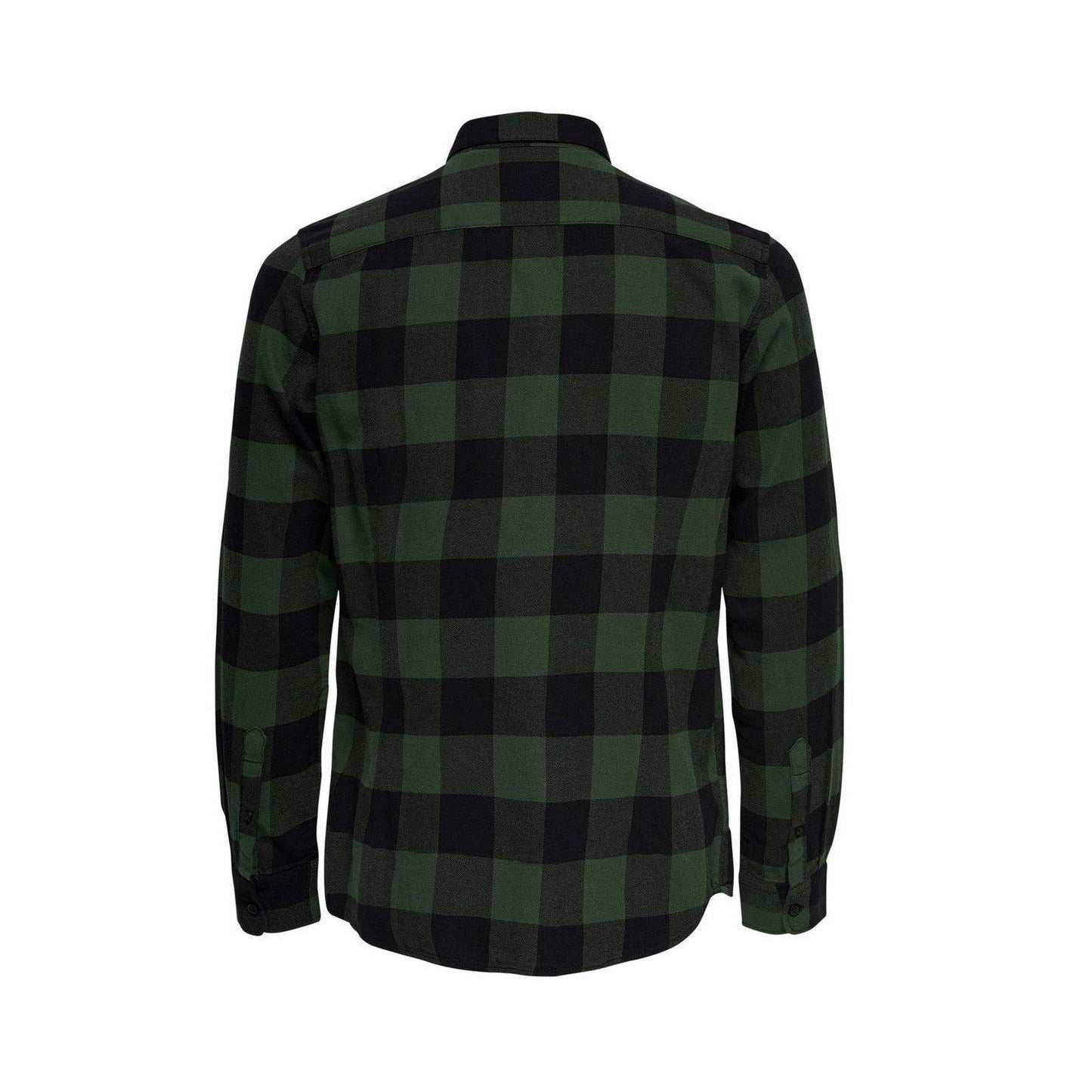 Camicie casual Uomo Only & Sons - Gudmund Life Ls Checked Shirt Noos - Verde