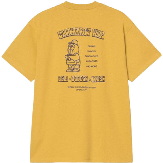 Camiseta Carhartt Wip Hombre - S/S Sandwich - Amarillo