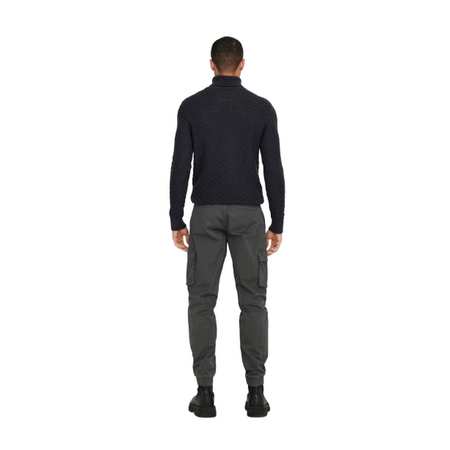 Pantaloni Uomo Only & Sons - Onscam Stage Cargo Cuff Pg 6687 - Grigio