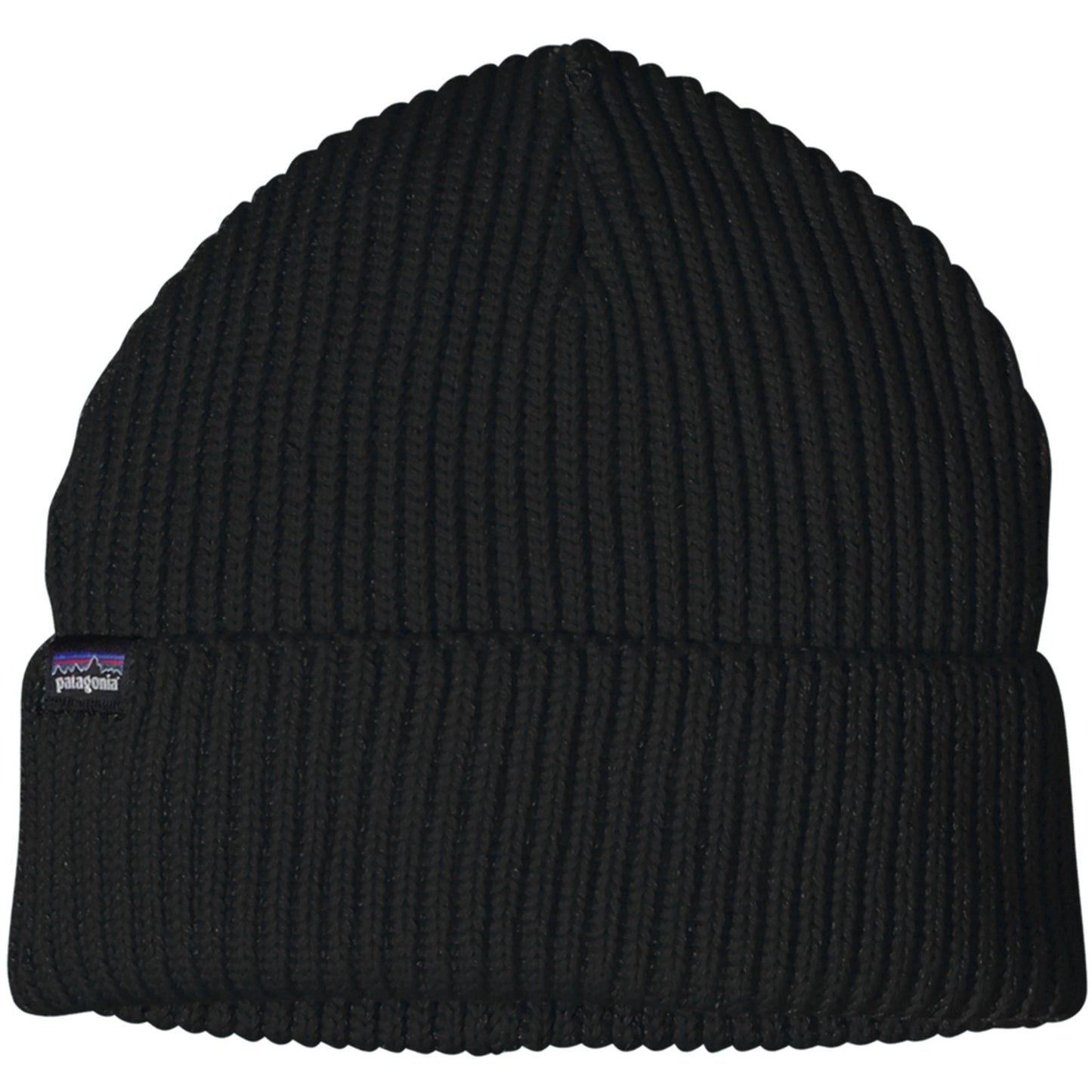 Czapki z dzianiny Patagonia unisex – zwijana czapka Fishermans – czarna