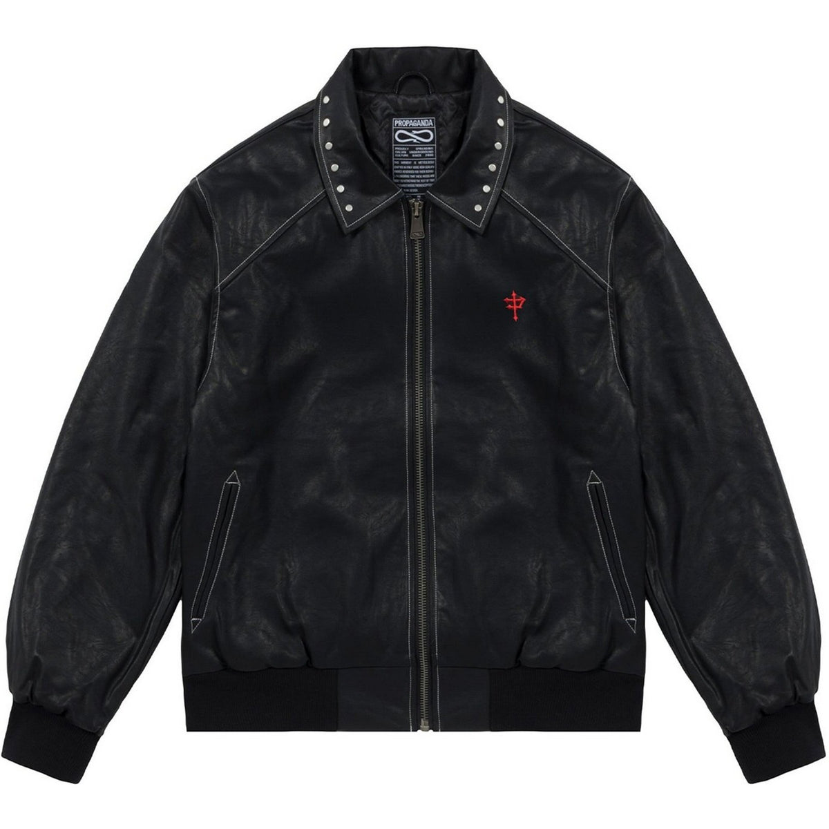 Giacche Uomo Propaganda - Varsity Jacket - Nero