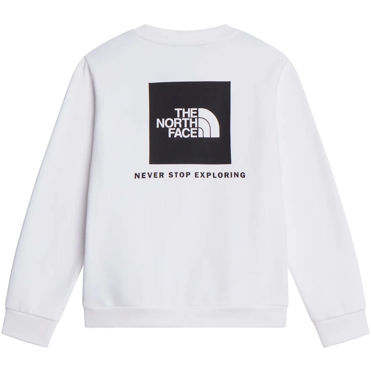 Felpe senza cappuccio Ragazzi Unisex The North Face - Teen Evo Box Nse Crew - Bianco